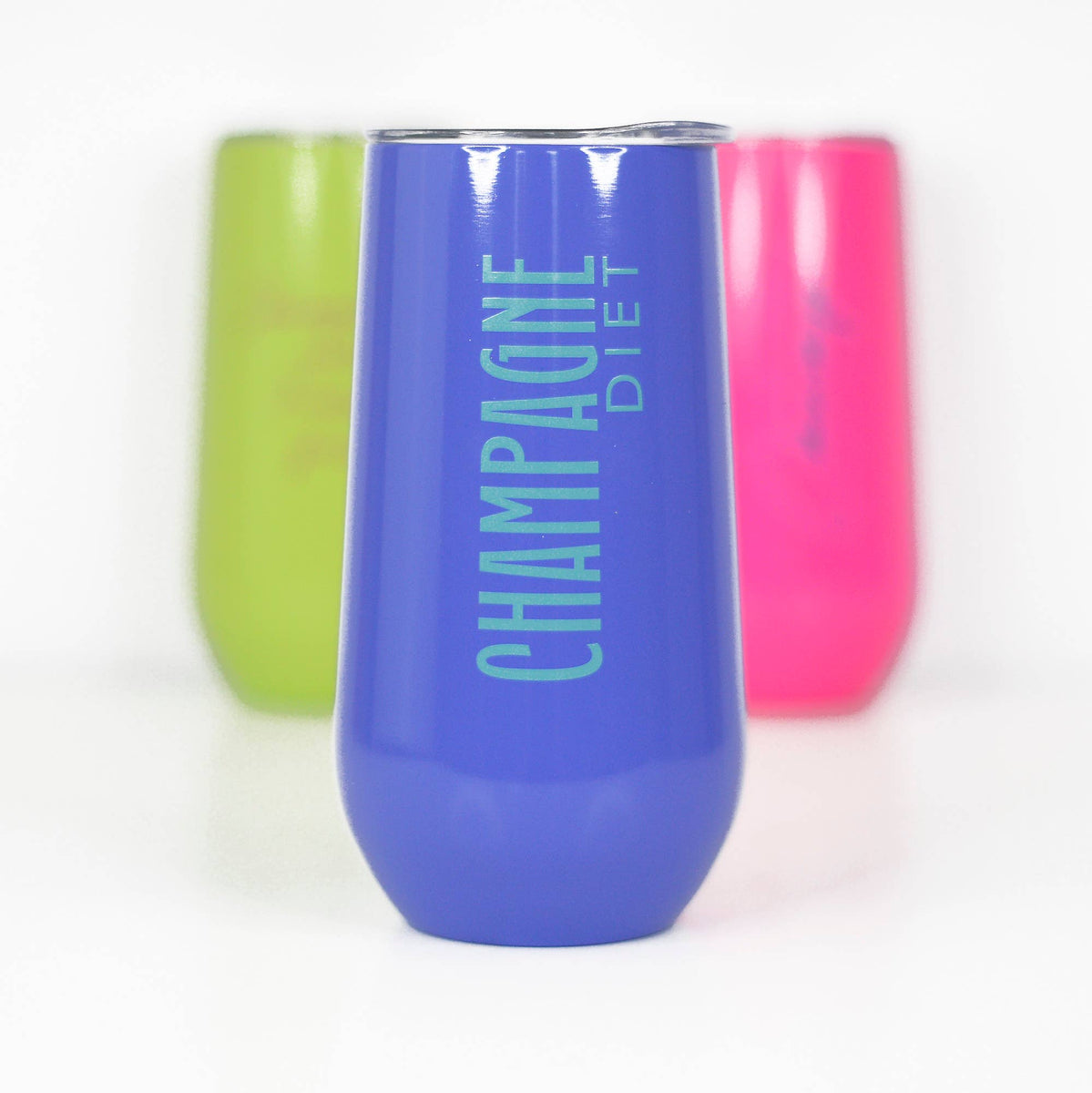 Champagne Diet Neon Stainless Champagne Tumbler – InBooze