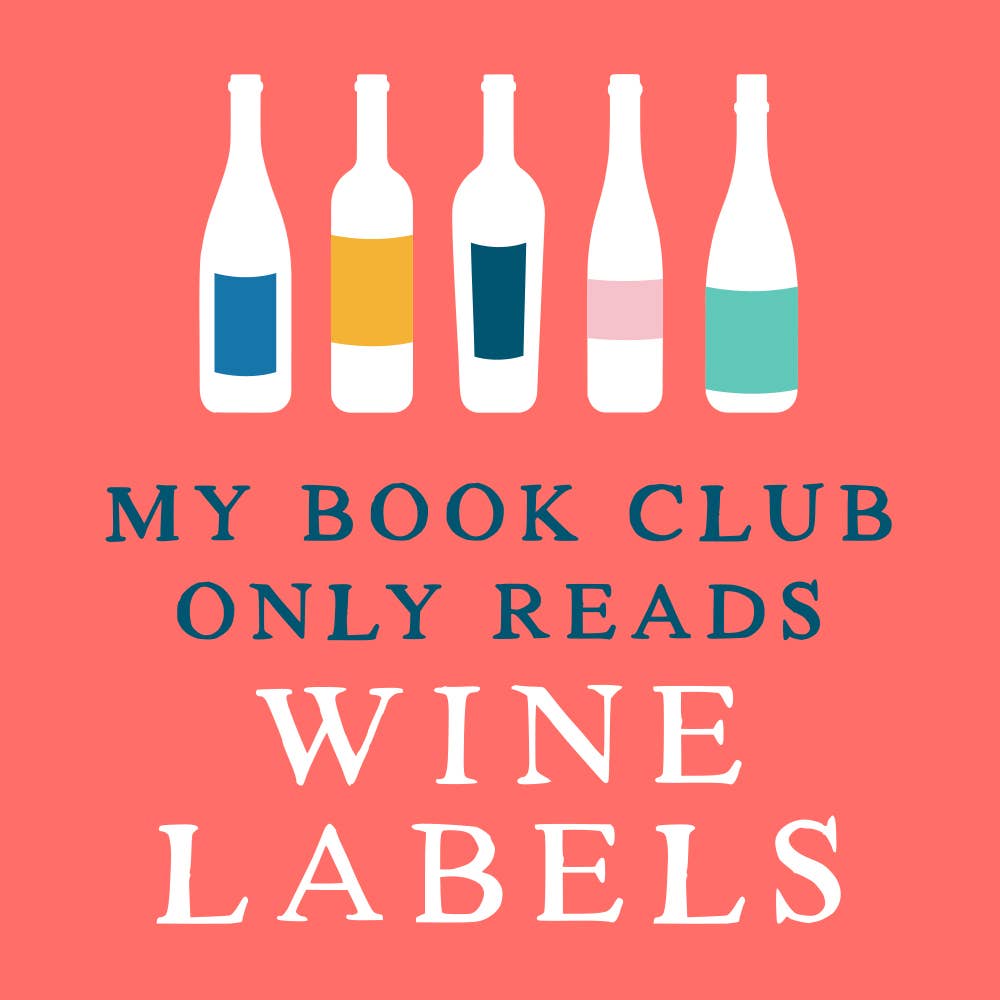 My Book Club Only Reads Wine Labels Napkins -20ct