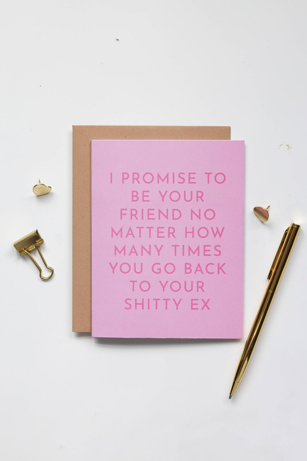 Bestie Greeting Card - I Promise to Be Your Friend