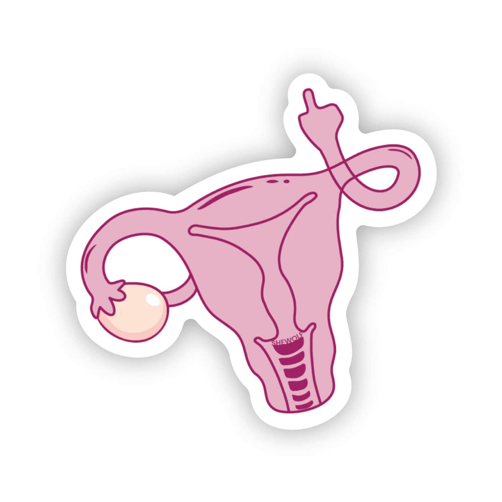 Uterus Women's Rights Sticker | Pro Choice Feminist Decal