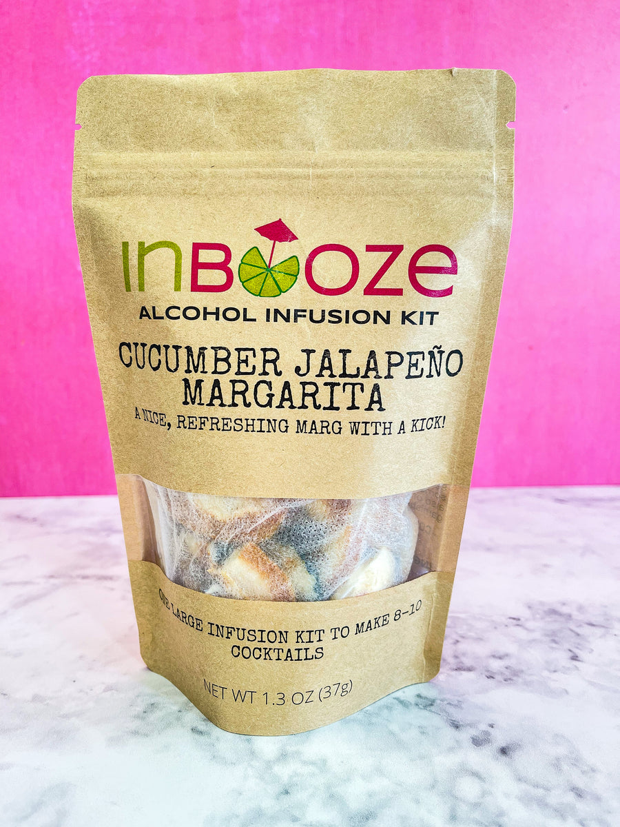 Cucumber Jalapeño Margarita Alcohol Infusion Cocktail Kit InBooze