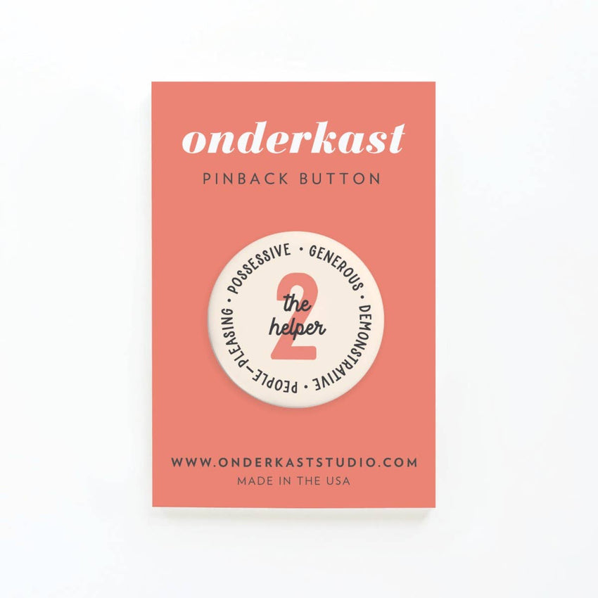 Enneagram Pinback Button – Choose your number!