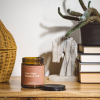 Late Night Readers Club – Book Lovers Gift Candle
