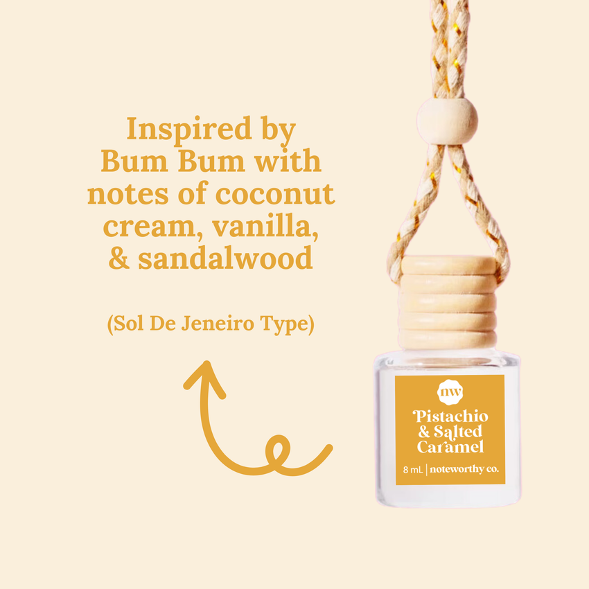 Car Diffusers | Spring & Summer Scents: Individual Mylar Bag / Peach Mango Bellini