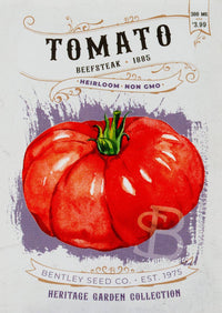For the Garden | Seed Packets Tomato-Beefsteak 1885