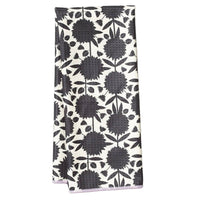 Anywhere Towel Reversible - Black + Light Pink Pattern - HJ Solara