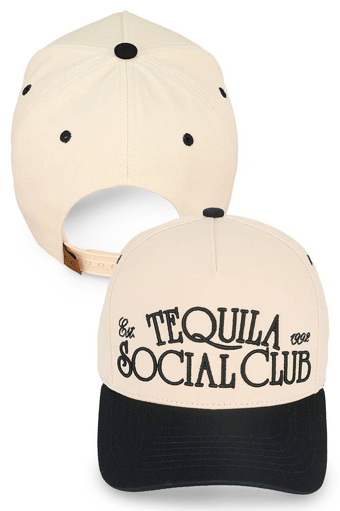 TEQUILA SOCIAL CLUB Embroidered Trucker Cap