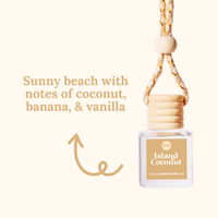 Car Diffusers | Spring & Summer Scents: Individual Mylar Bag / Peach Mango Bellini
