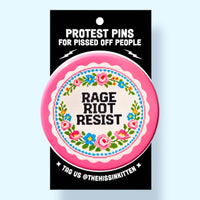 RAGE RIOT RESIST Magnet!