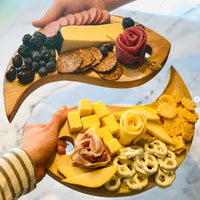 Yin Yang Charcuterie or Cheese Board - 2 piece board