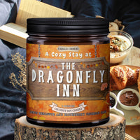 A COZY STAY at THE DRAGONFLY INN - blueberry lemon bars