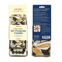 Leaf Tiles All Purpose Microfiber Towel Set