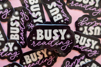 Busy Reading Sticker