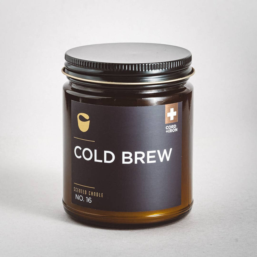 Cold Brew Soy Candle - Amber Jar