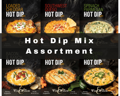 Hot Party Dips | Wind & Willow Party or Tailgating Dips - Great for Entertaining!