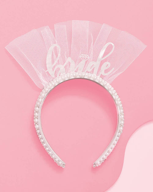 Bridal Pearl Headband Accessory, Bridal Shower Gift, Bach