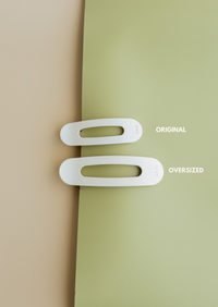 KAXI Oversized Lay Down Claw Clip — Flat Everyday Hair Clip