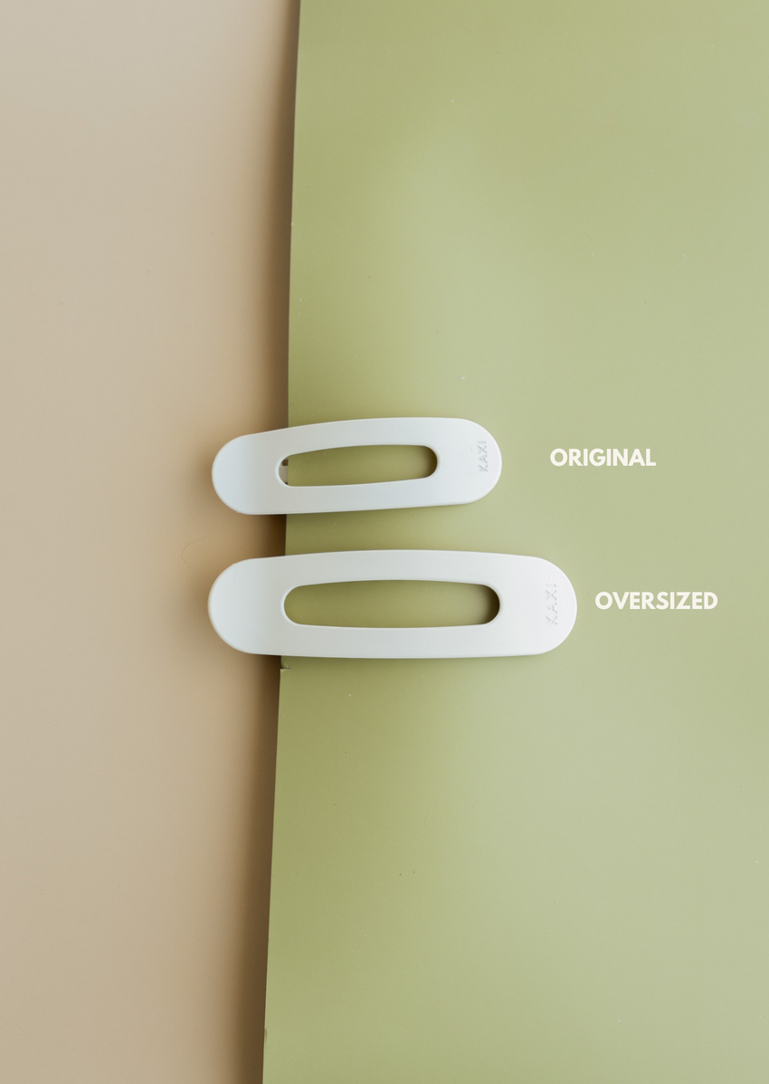 KAXI Oversized Lay Down Claw Clip — Flat Everyday Hair Clip