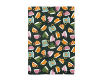 Tea Cup Room Shop Coffee Teacup Waffle Kitchen Towel Dish
