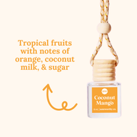 Car Diffusers | Spring & Summer Scents: Individual Mylar Bag / Peach Mango Bellini