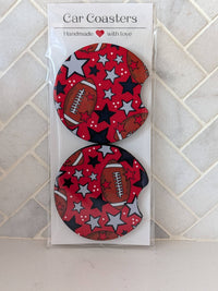 Car Coasters | Football Game Day Inspired Car Coasters