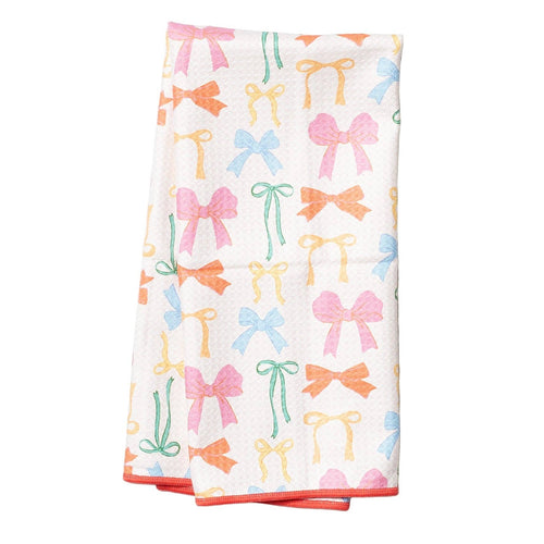 Anywhere Towel Reversible - Ribbons & Bows