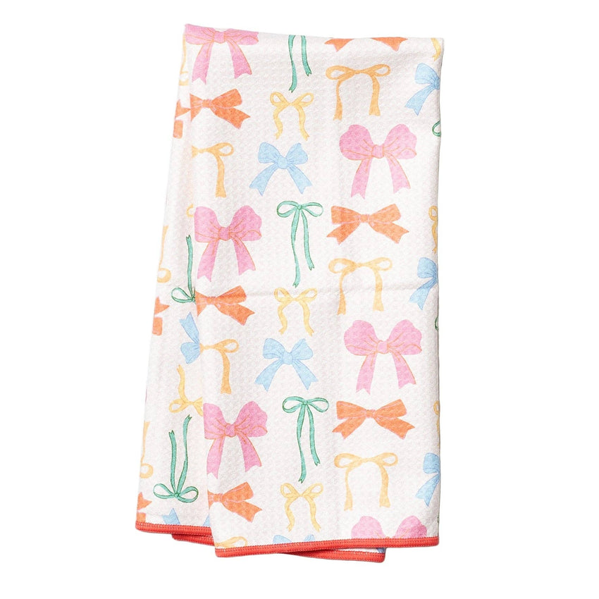 Anywhere Towel Reversible - Ribbons & Bows