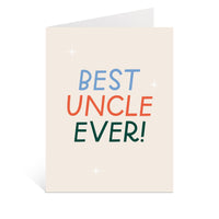 Best Uncle Ever Card | Family Cards, Fun Uncle, Gift For Him