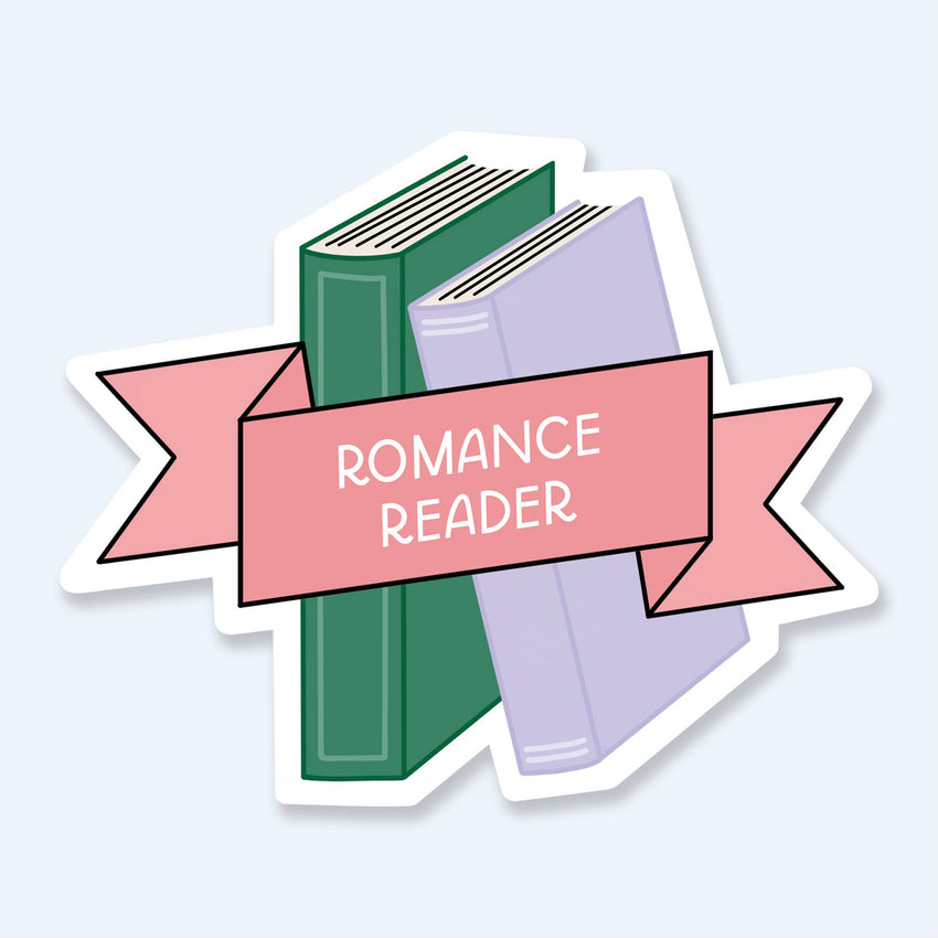 Romance Reader Sticker | Bookish Vinyl Stickers, Smut Books