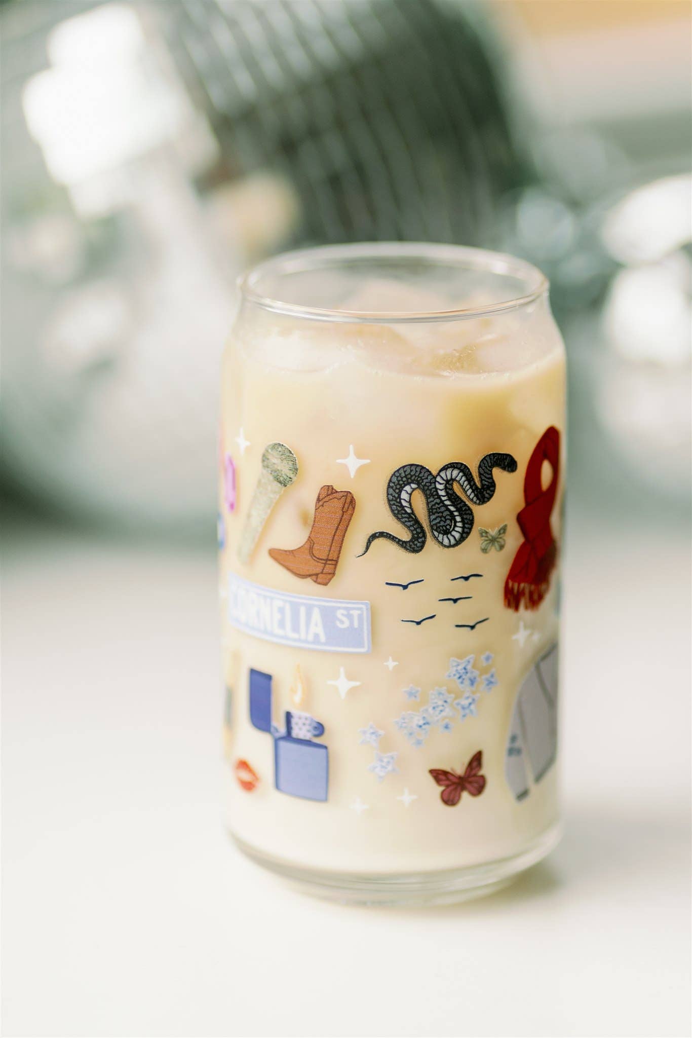 Taylor Swift Glass Cup - Thumbnail 4