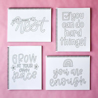 Words To Live By Coloring Book | Quotes and Encouragement