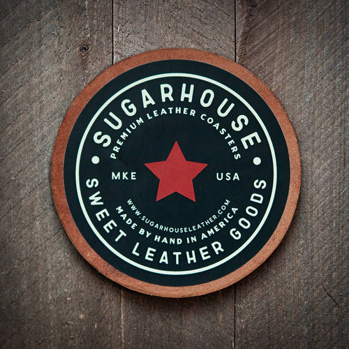 Beer Me! Leather Coaster