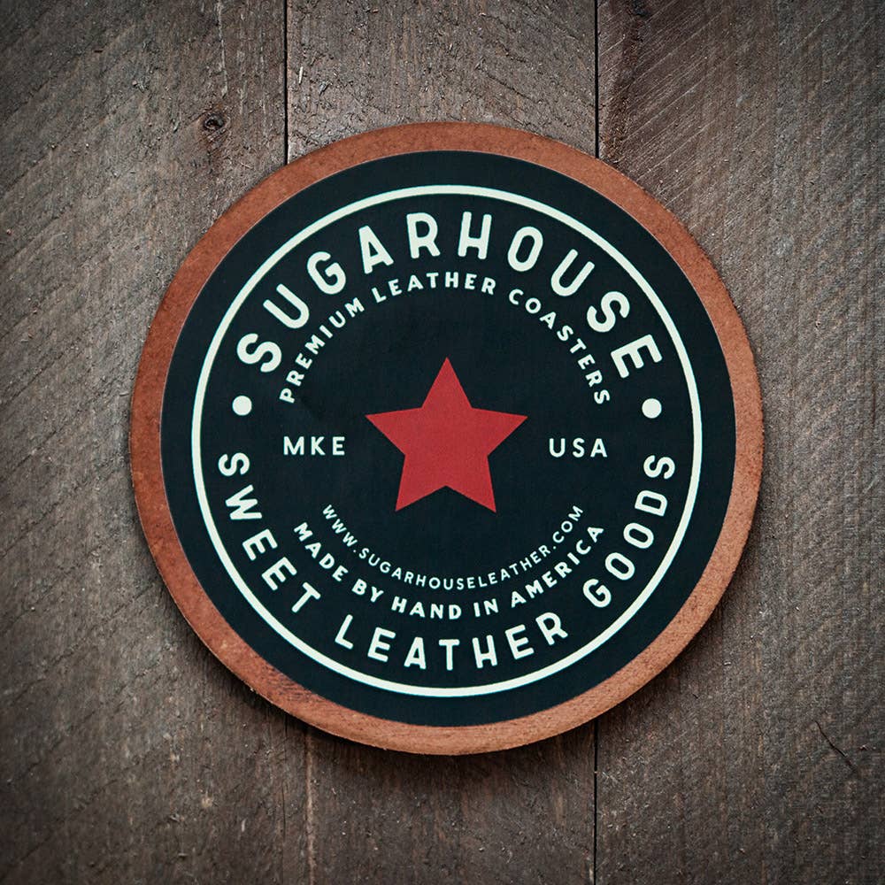 Sugarhouse Leather Coaster - Thumbnail 2