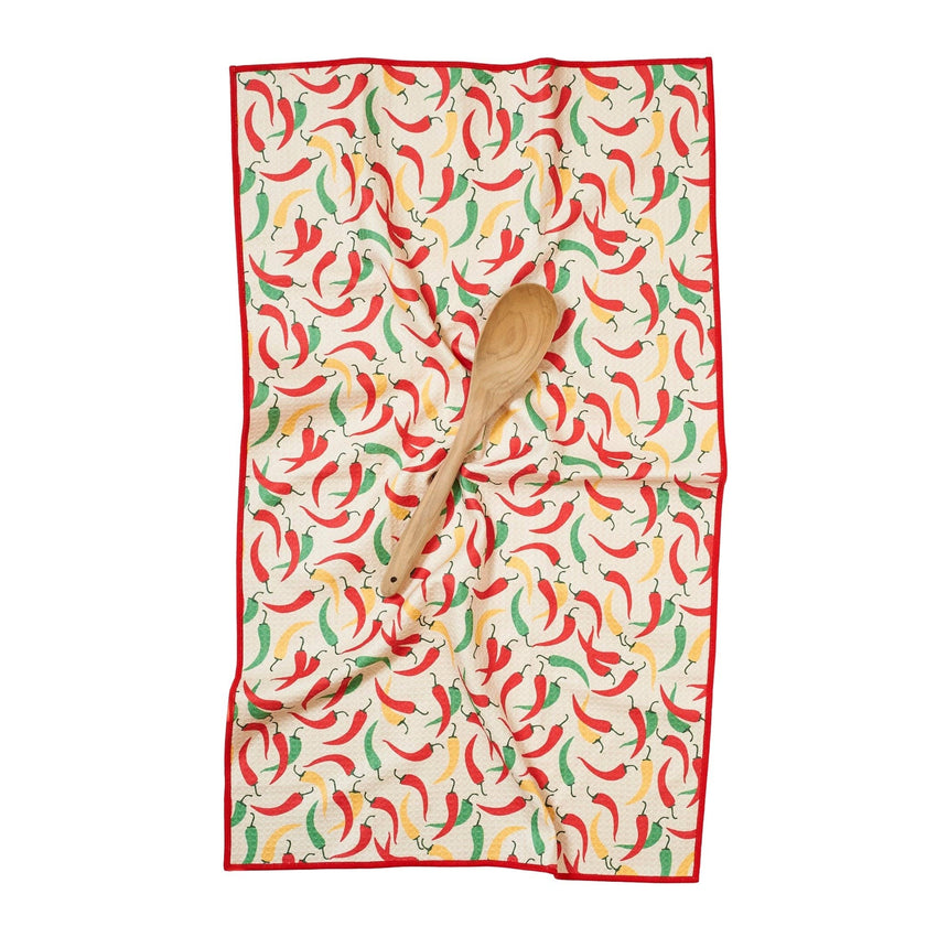 Anywhere Towel Reversible -  Chili Peppers