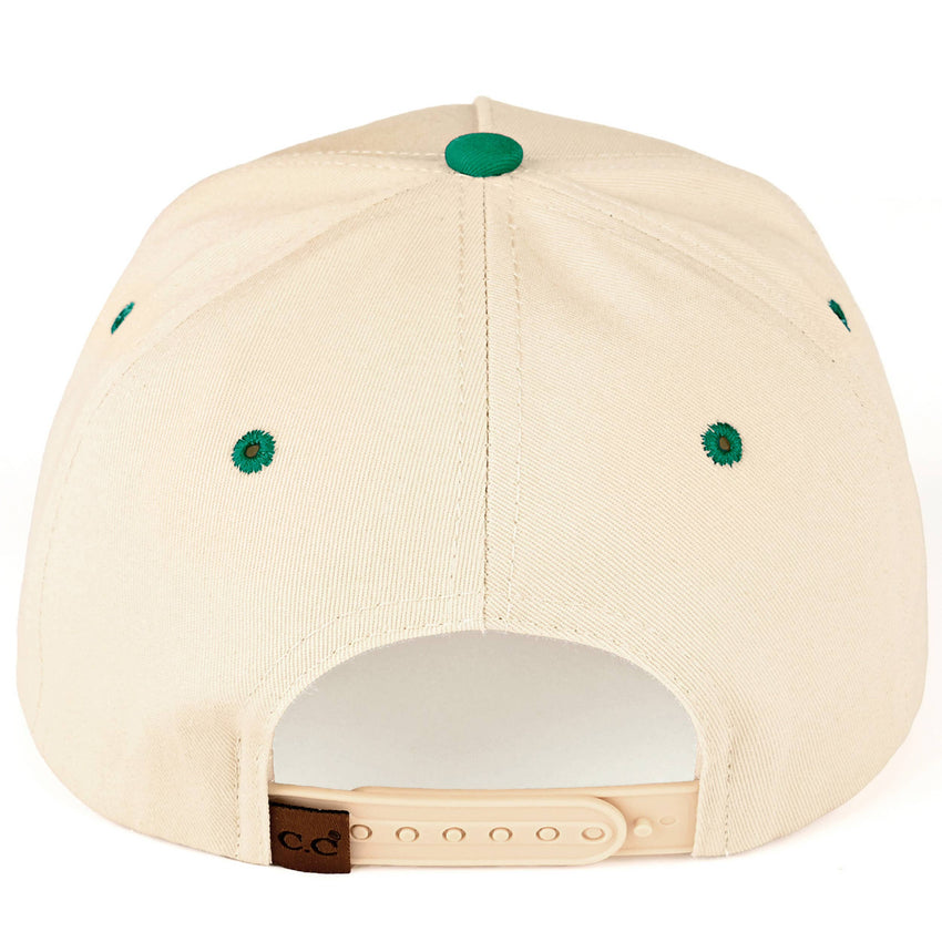 MARGS Lettering Two Tone Trucker Baseball Snap Back Cap
