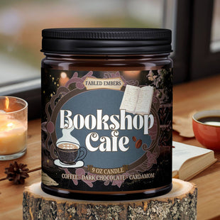 BOOKSHOP CAFE | Coffee Scented book lovers candle