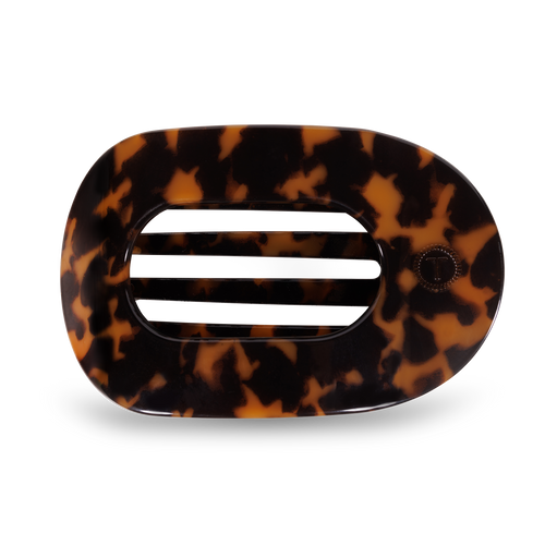 Round Flat Hair Clip | Large | Tortoise