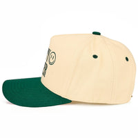 HAPPY CAMPER Letter Embroidered on Two Tone Trucker Hat