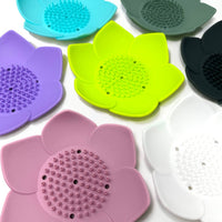 Shower Steamer Tray - Lotus Shape - Flexible Silicone