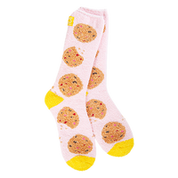 World's Softest Socks | Pink Cookie Cozy Crew
