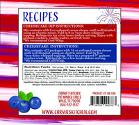 Red White & Blueberries Cheesecake - Americana Collection