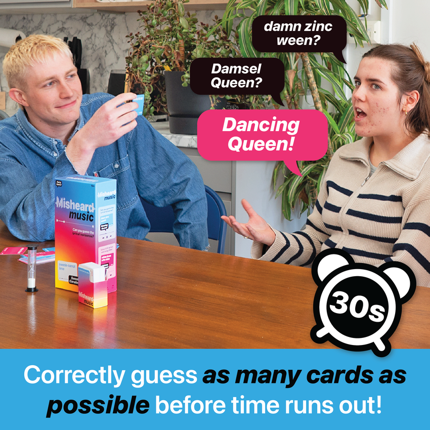 Misheard Music – Music Party Card Game