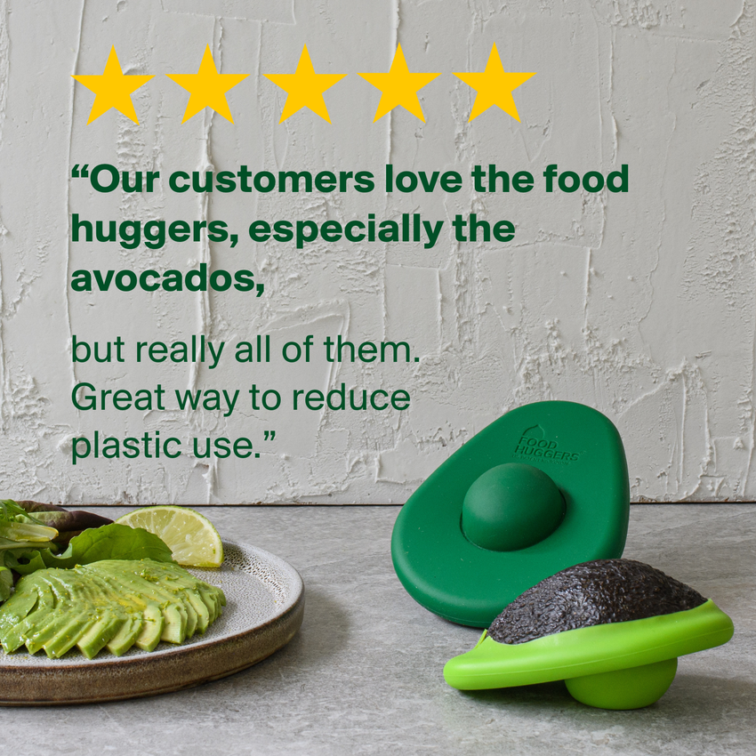 For the Home | Reusable Silicone Avocado Savers (Set of 2)