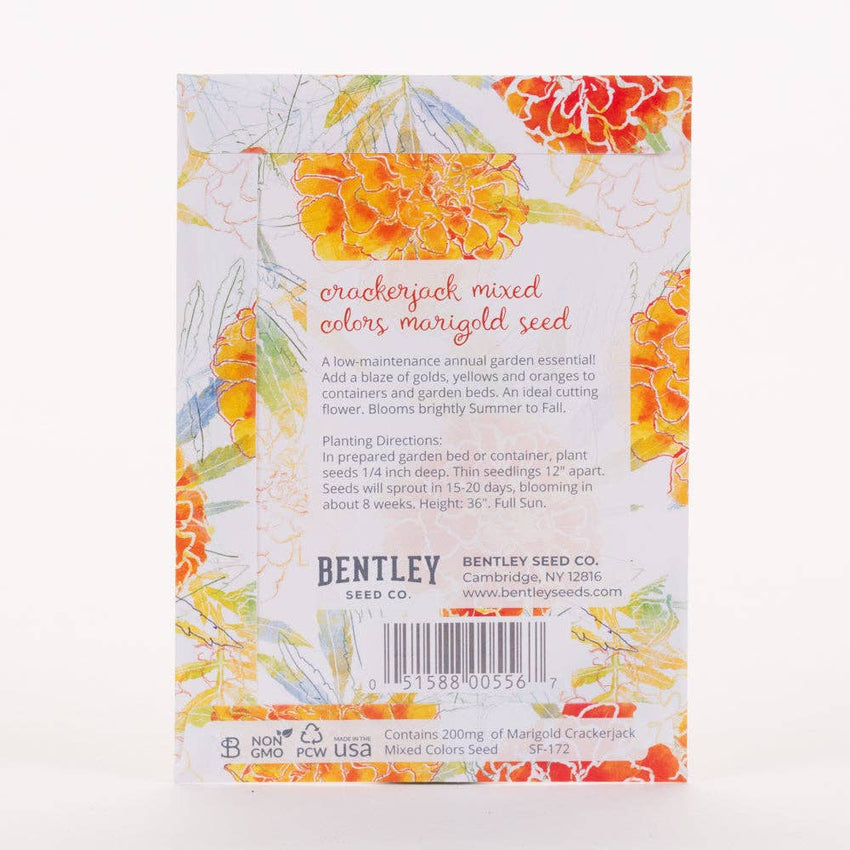 For the Garden | Seed Packets Marigolds for Mom Mother's Day - Marigold Seed Packets