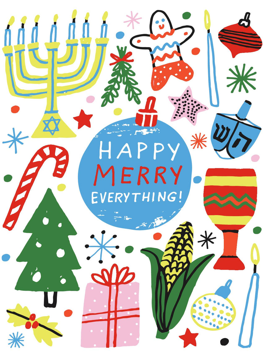 Happy Merry Everything Holiday Card