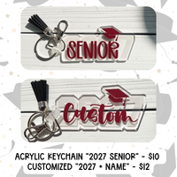Grandville Senior All Night Party Fundraiser - Acrylic Keychain (SANP 2027)