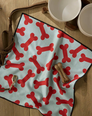 Yuletide Pup Paw Towel