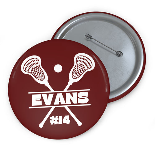 Custom Lacrosse Button
