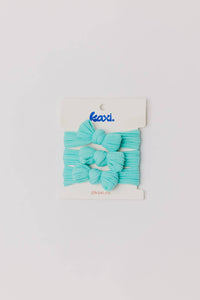 KAXI Bow Hair Ties — No-Damage Nylon Hair Ties