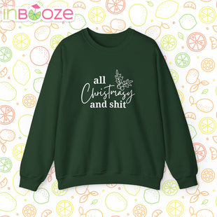 All Christmasy and Shit Unisex Heavy Blend™ Crewneck Sweatshirt